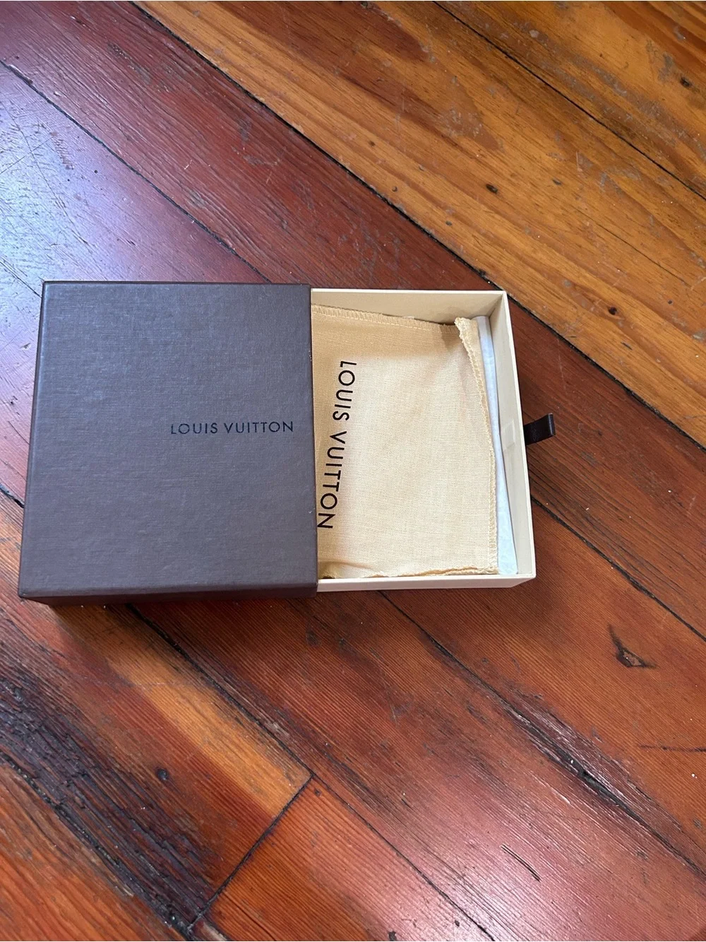 Louis Vuitton Small shopping bag, wallet box, and dust bag